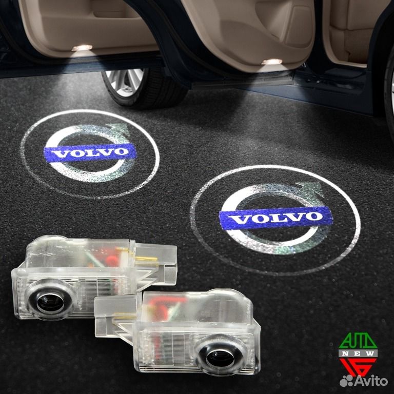 Штатная подсветка дверей Вольво XC90 - Volvo XC90