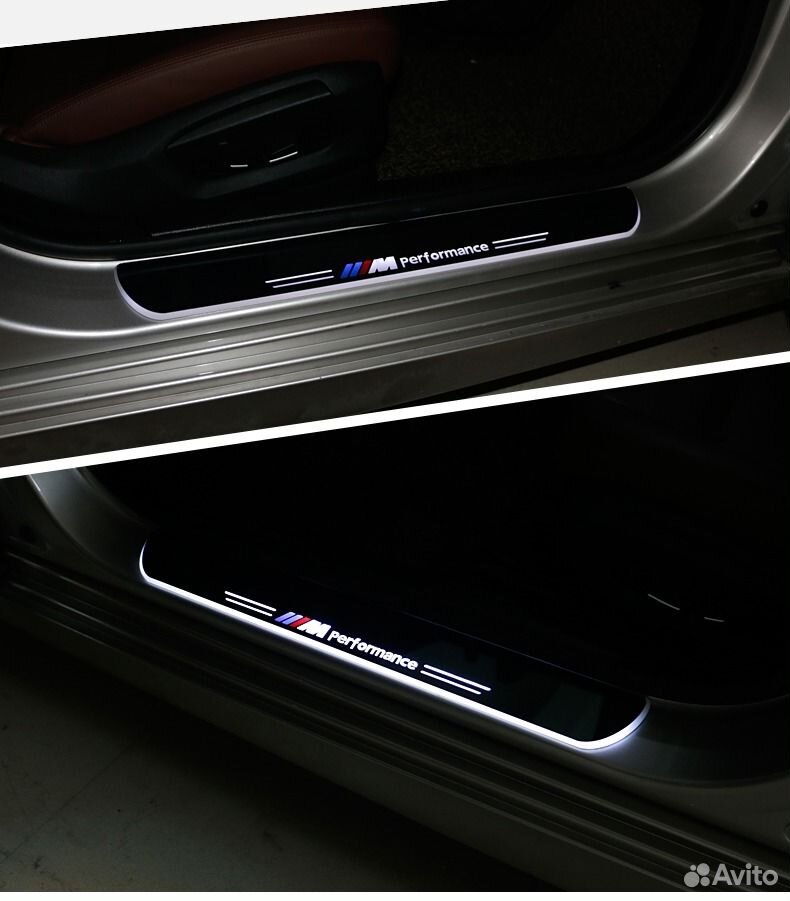Накладки на пороги Premium для infiniti QX70 (синя