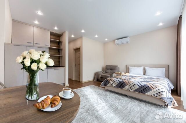 Квартира-студия, 35 м², 2 кровати 
Квартира-студия, 35 м², 2 кровати