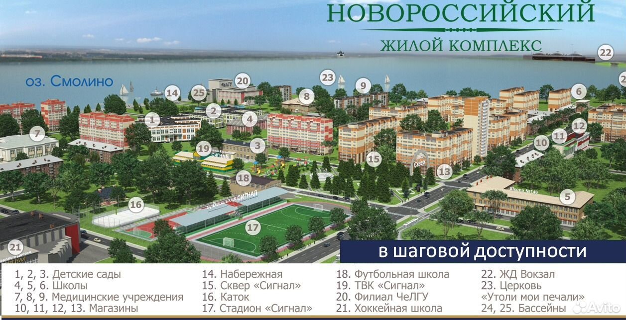 Купить квартиру в ЖК Новороссийский в Челябинске от …