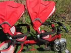 Велосипед для двойни красный Capella Twin Trike объявление продам