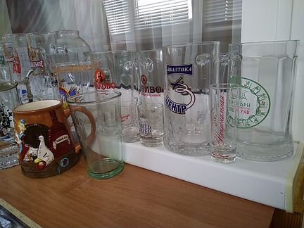 Коллекция пивных бокалов