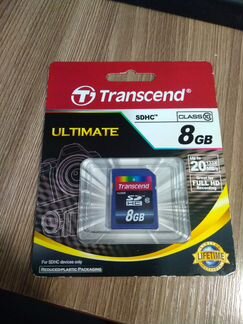Карта памяти Transcend sdhc MemoryCard 8GB Class10