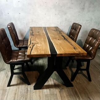 Эксклюзивные столы из редких сортов дерева