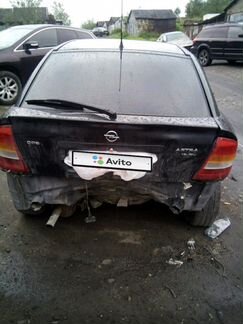 Opel Astra 1.6 МТ, 2001, хетчбэк, битый