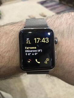 Apple watch 2 серия нержавеющая сталь