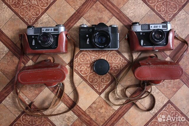 Фотоаппараты Zenit (Зенит) - 1шт. Фэд-5 - 2 шт