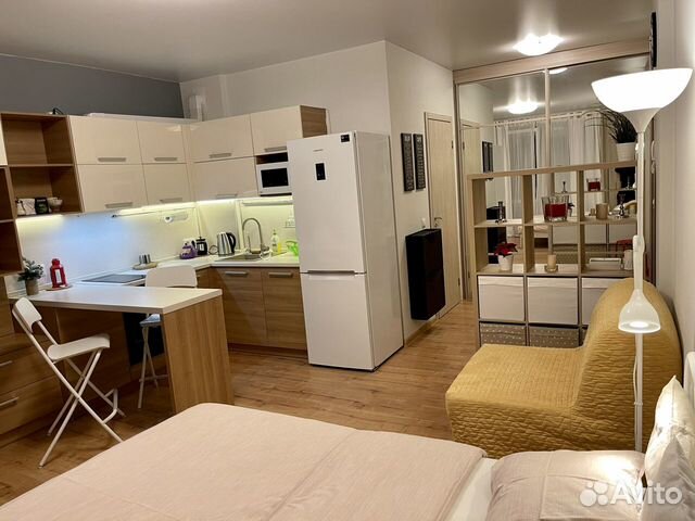 

Квартира-студия, 30 м², 1 кровать