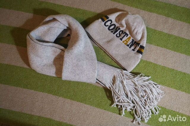 Комплект шапка и шарф
