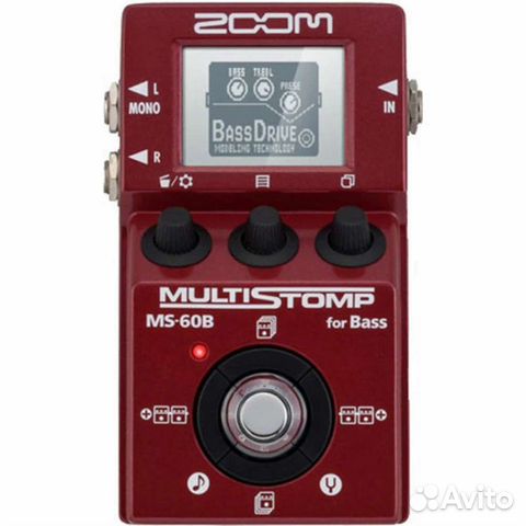 Бас-гитарный процессор Zoom MS-60B