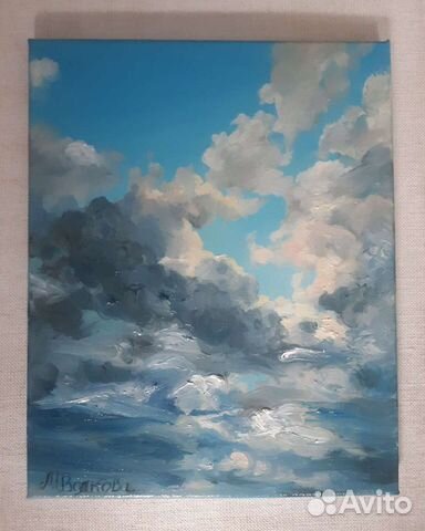 Картина маслом на холсте пейзаж