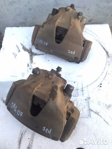 Суппорт передний Опель Астра h