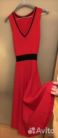 Платье трикотажное XS