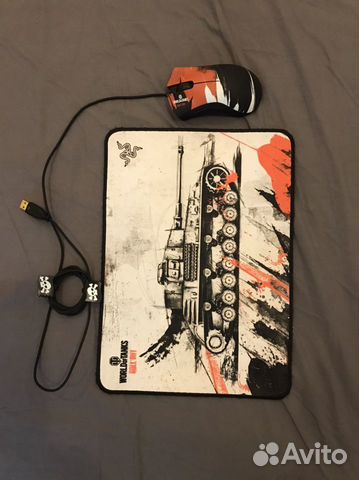 Компьютерные: Коврик для мыши и мышь рейзер лимите