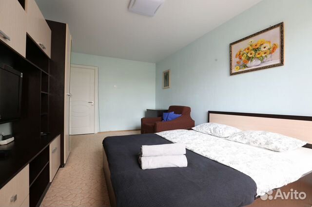 

1-к. квартира, 38 м², 2 кровати