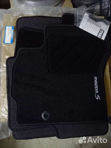 Коврики в салон Mazda 5 черные текстиль