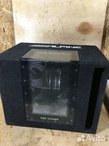 Сабвуфер Alpine SBG-1244BP