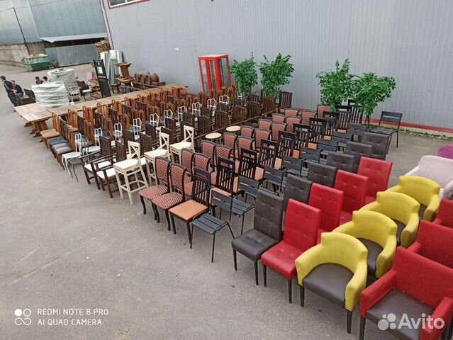 Столы, стулья, кресла для кафе, бара, ресторана, с