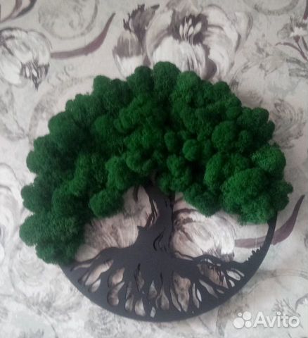 Панно из мха 