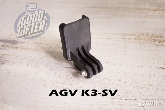 Крепление камеры GoPro на мотошлемы AGV K3-SV