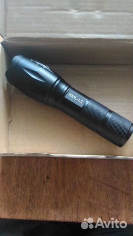 Яркий фонарик с диодом L2 Алюминиевый корпус. зум