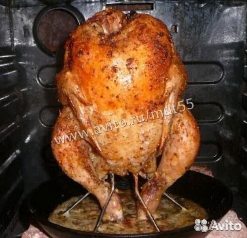 Подставка для приготовления курицы-гриль