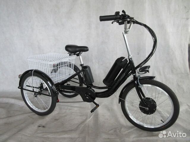 Электровелосипед трехколесный взрослый 350W OK 20