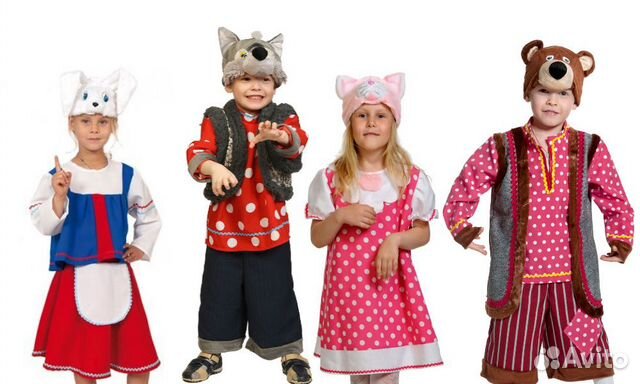 Костюмы животных в русско-народном стиле