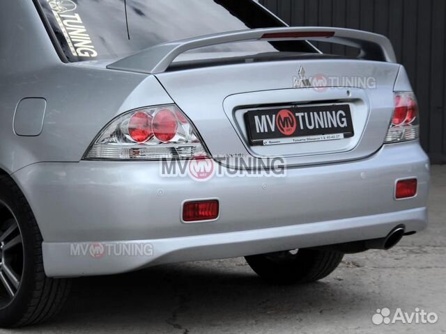 Юбка заднего бампера Sport на Mitsubishi Lancer 9