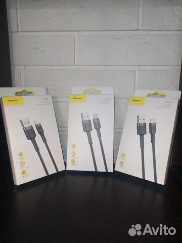 Кабеля Baseus lighting, micro usb, type-c