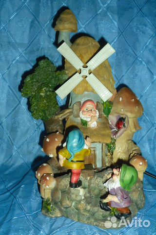 Декоративный фонтан-водопад настольный