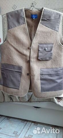 Жилет из верблюжей шерсти