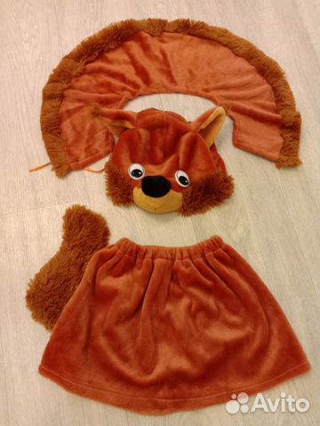 Новогодний костюм белки