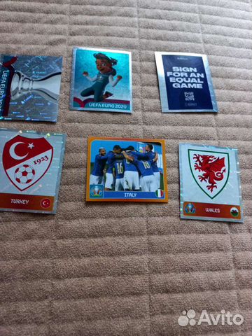 Наклейки panini Euro 2020. Большой выбор
