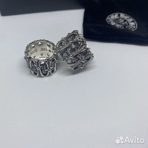 Кольцо chrome hearts