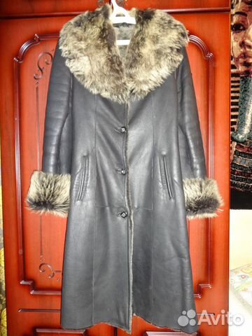 Дубленка женская размер S (Турция) б/у