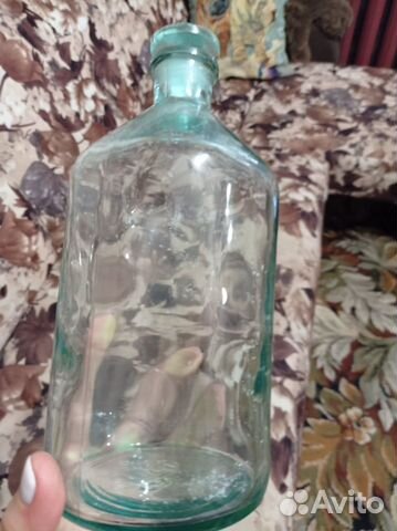 Бутыль стеклянная