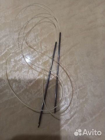 Спицы разные, в т.ч. круговые на леске; крючки