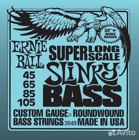 Ernie Ball 45-105 Super Long Scale Slin. (Новый)