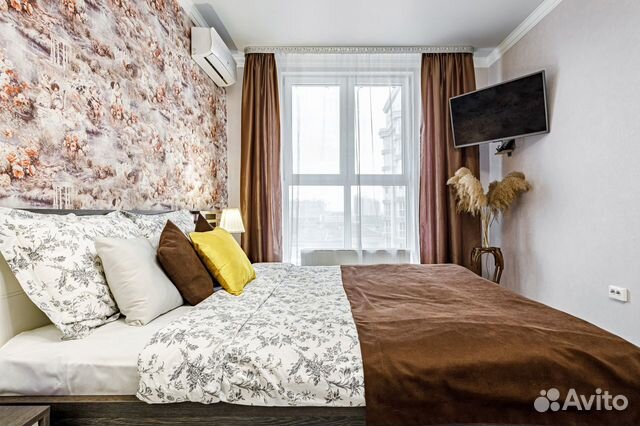 

1-к. квартира, 40 м², 2 кровати