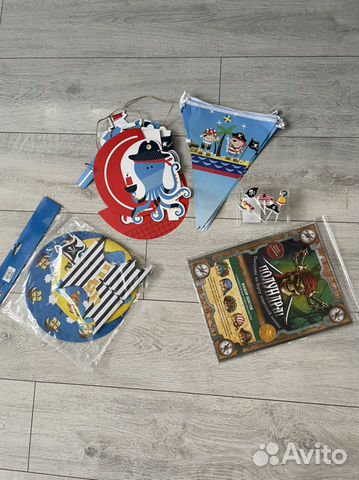 Набор украшений для пиратской вечеринки