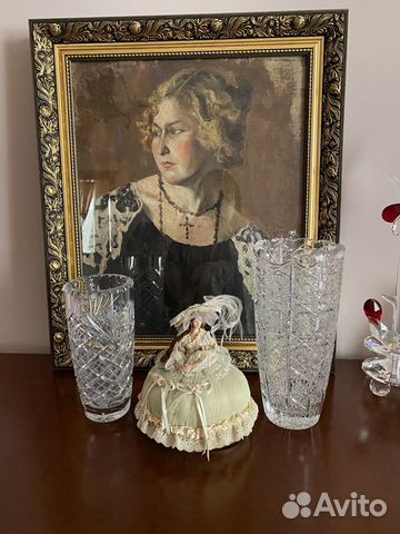 Вазы Богемский хрусталь