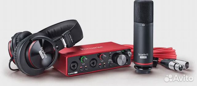 Focusrite Scarlett 2i2 Studio 3rd gen комплект