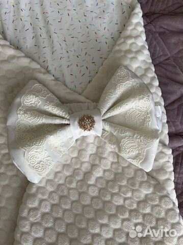 Бант для конверта на выписку