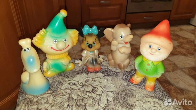 Резиновые игрушки СССР
