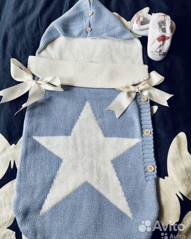 Конверт вязаный