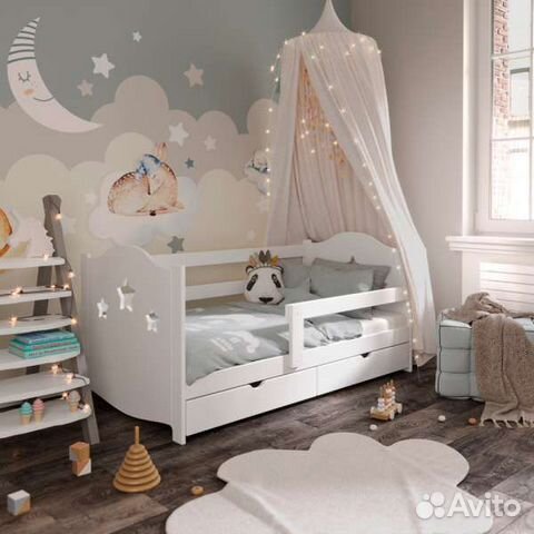 Кроватки бабочки/звёздочки 160*80 в наличии