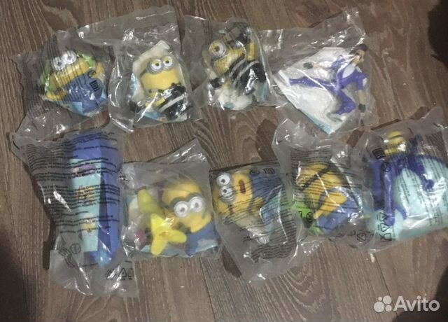 Игрушки макдоналдс Миньоны