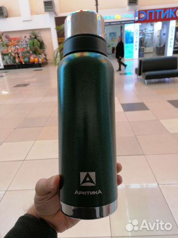 Термос Арктика 1,2 литра зелёный