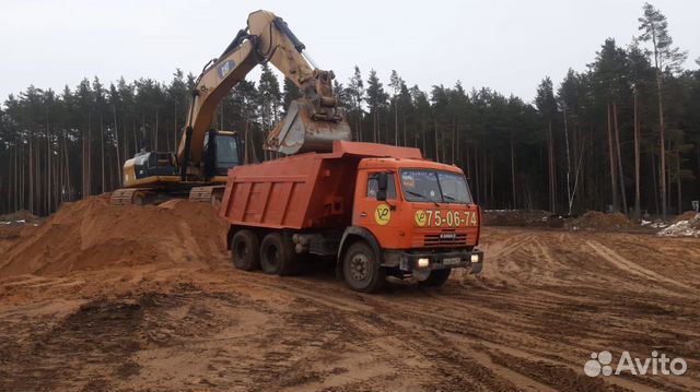 Песок щебень доставка